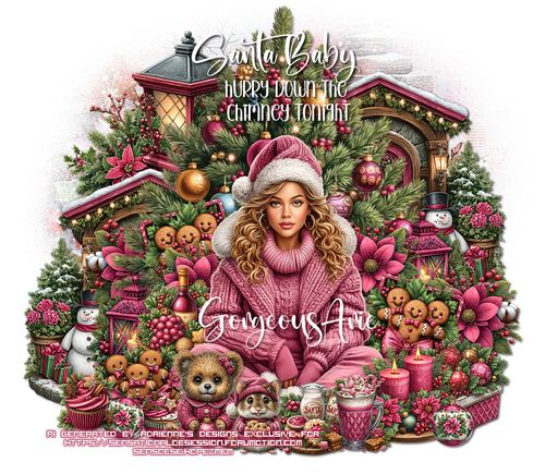 Gorgeous Arie Santa Baby.png