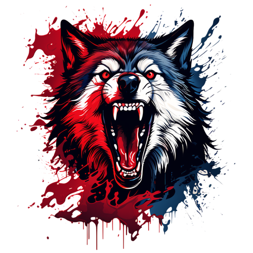 vecteezy ai generated illustration of a wolf s face good for t shirts 38349701.png