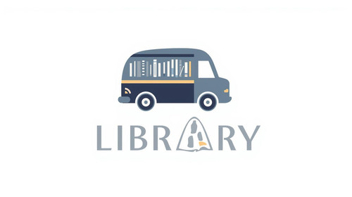 logo perpustakaan dengan gambar mobil perpustakaan.jpg