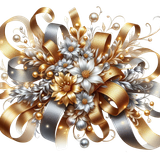 ChampagneToastTime ribboncluster4