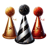 ChampagneToastTime partyhats4