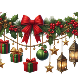 Santashelper garland3