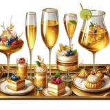 ChampagneToastTime servingtray4