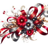 ChampagneToastTime ribboncluster2