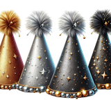 ChampagneToastTime partyhats3