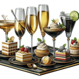 ChampagneToastTime servingtray1