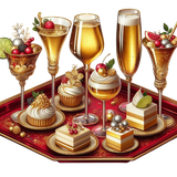 ChampagneToastTime servingtray2