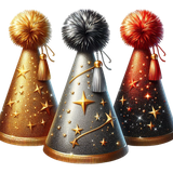 ChampagneToastTime partyhats1