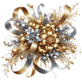 ChampagneToastTime ribboncluster3