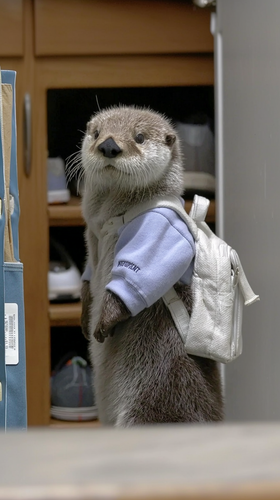 keudeul 51345 A super cute anthropomorphic sea otter named Mall ca952476 3e41 43af 9f90 34066928a7b4.png