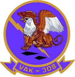 Tactical Aerial Refueling Squadron 308 (UNited States Navy) insignia, 1981.png