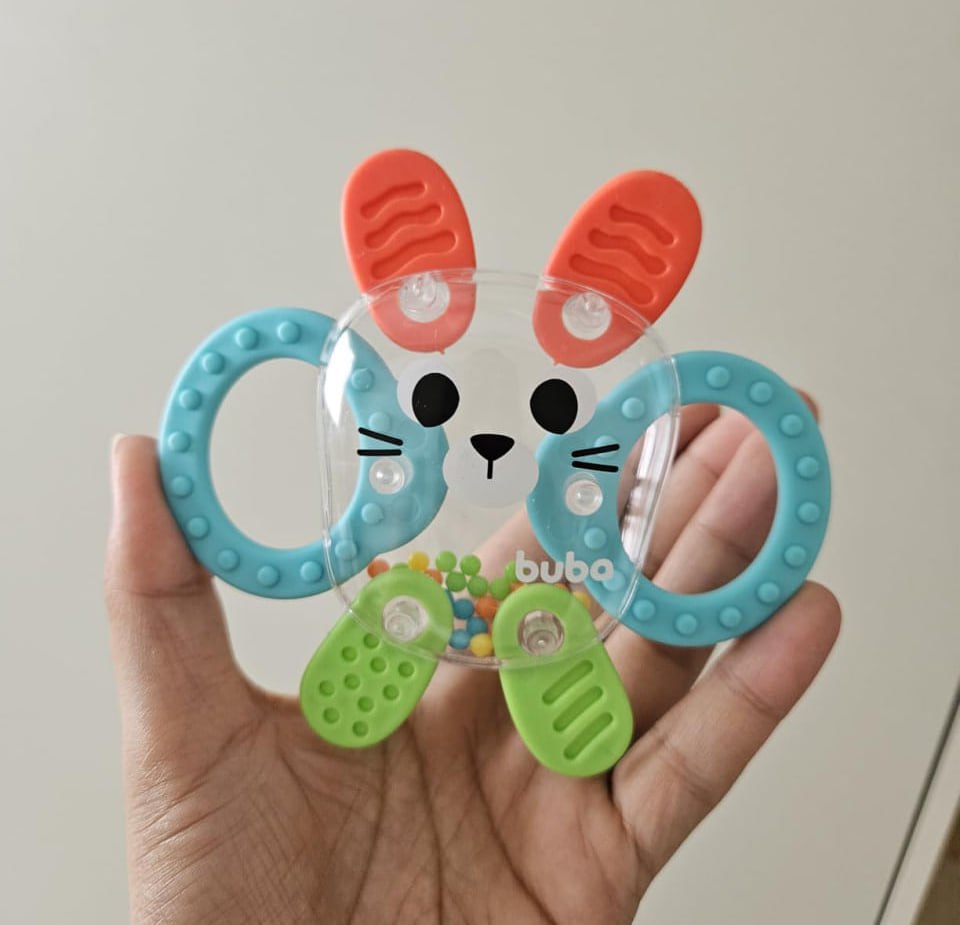 Buba, Chocalho Com Mordedor Coelhinho