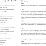 Vegetable Beef Soup