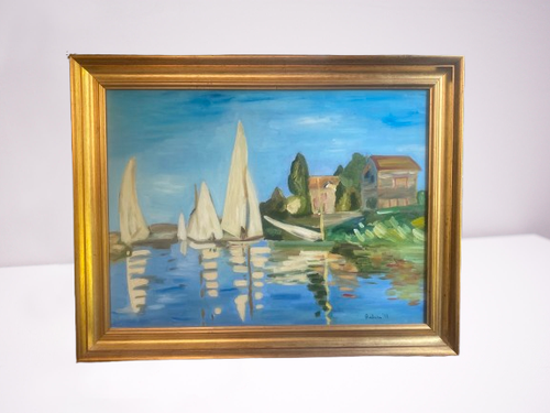 Boats Along French River 61x46 £450.png