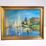 Boats Along French River 61x46 £450