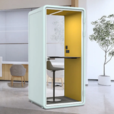 Exquisite Soundproofing Pod Reduces Noise by 30 dB - Blue & Yellow Color.png