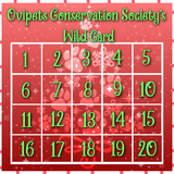 OCS WILD CARD CARD christmas