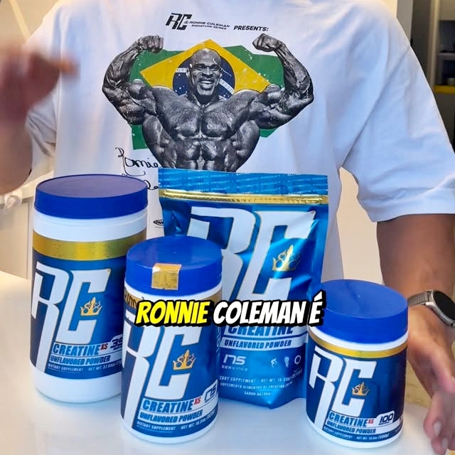 Suplementos RONNIE COLEMAN com 20% OFF acima de R$ 30 e desconto máximo de R$100