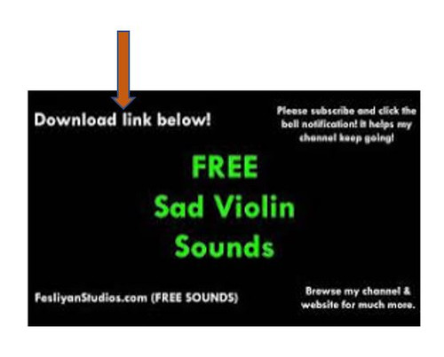 Sad Violin sounds