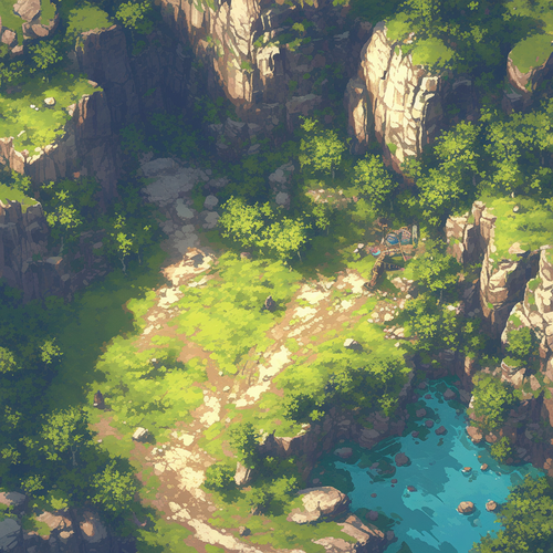 izona11 Dnd Battle map top view mountain landscape 7a5a0e2f 579e 4e2b 8fa8 36a51f23908a.png