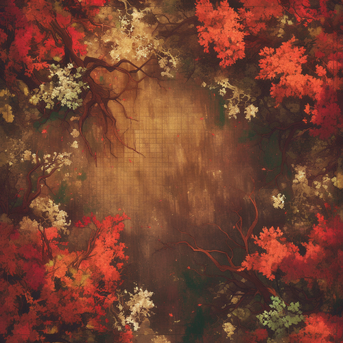 izona11 Dnd Battle map top view red leaf forest landscape fbb0bb59 ec4d 407f 95dc b7ecc7cfb990.png