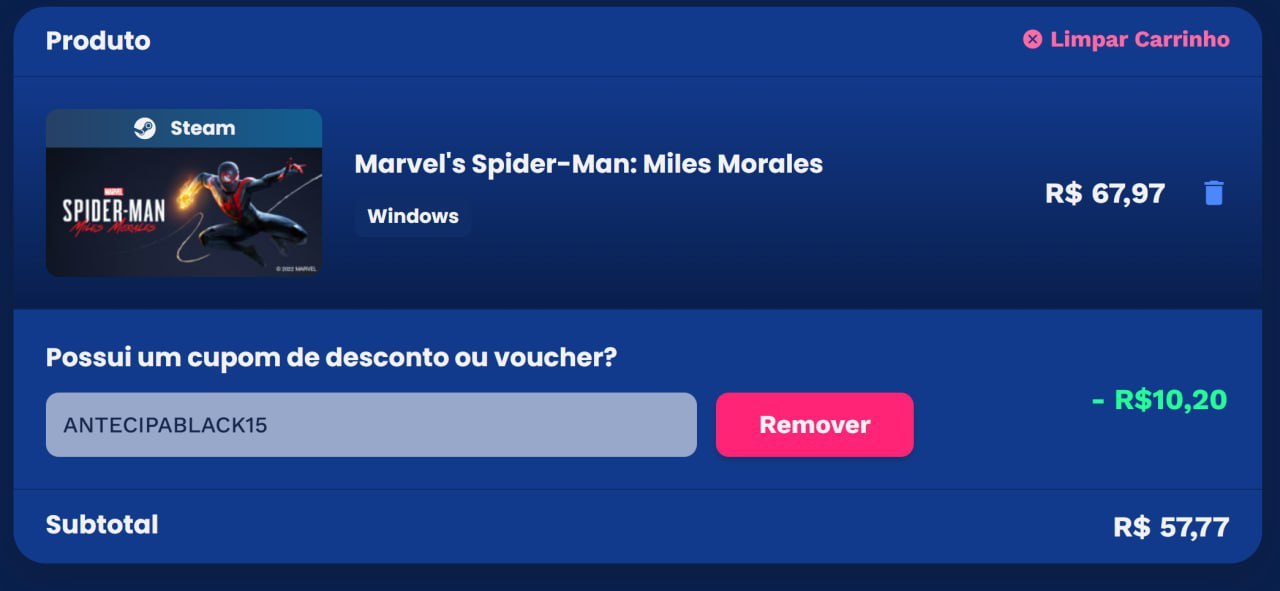 Jogo Marvel’s Spider-Man: Miles Morales PC Steam