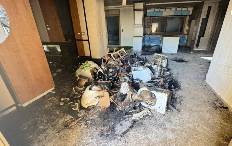 آثار هجوم مليشيات المستوطنين
على منطقة طاروجا بين قريتي اللبن الشرقية وعمورية جنوب نابلس وحرق منازل ومحتوياتها....