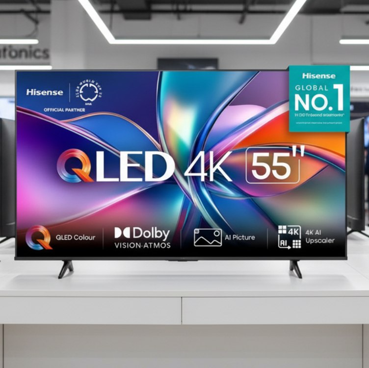Smart Tv 55 4k Uhd Qled Hdr10 Dolby Atmos Vidaa U9 Hisense 55Q6QV