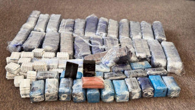 غزة - إحباط محاولتي تهريب 210 فروش حشيش و32 ألف حبة مخدرة عبر الشاحنات القادمة إلى القطاع....