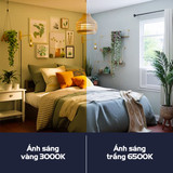 combo set 2 bong den led bulb tron philips essential ledbulb 9w e27 3000k 6500k 230v 2ct 6 apr a60
