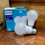 combo set 2 bong den led bulb tron philips essential ledbulb 7w e27 6500k 230v 2ct 6 apr a60 01