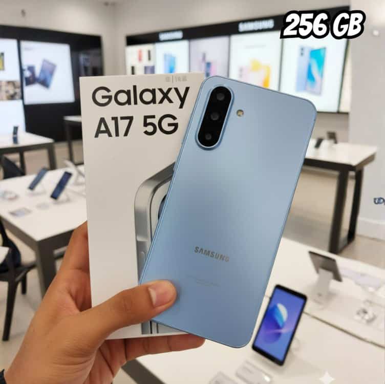 Celular Samsung Galaxy A17 Com Ia, 256gb, 8gb Ram, Câm De 50mp, Tela De 6.7 , Nfc, Ip54