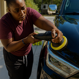 black women buffing clear