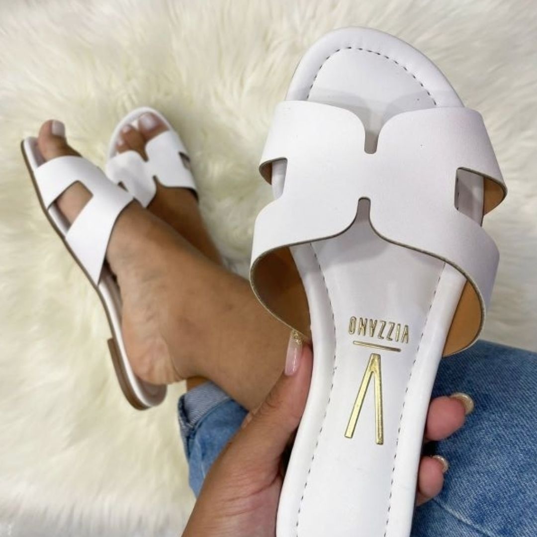 Sandália Rasteirinha Feminina Conforto Original Vizzano