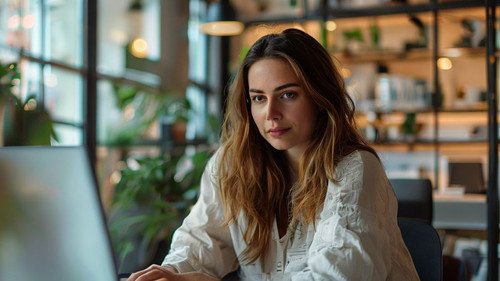 uma fotografia profissional de alta qualidade captura uma mulher empreendedora serena e focada tra.jpg