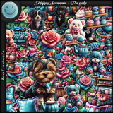 teal sweets PU HappyScrappin