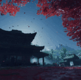 Maple Leaves Landscape GIF.gif
