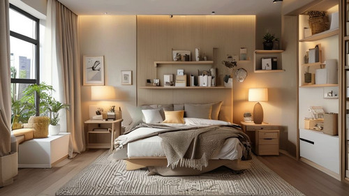 uma fotografia artstica e profissional captura um quarto moderno e acolhedor cuidadosamente organi.jpg