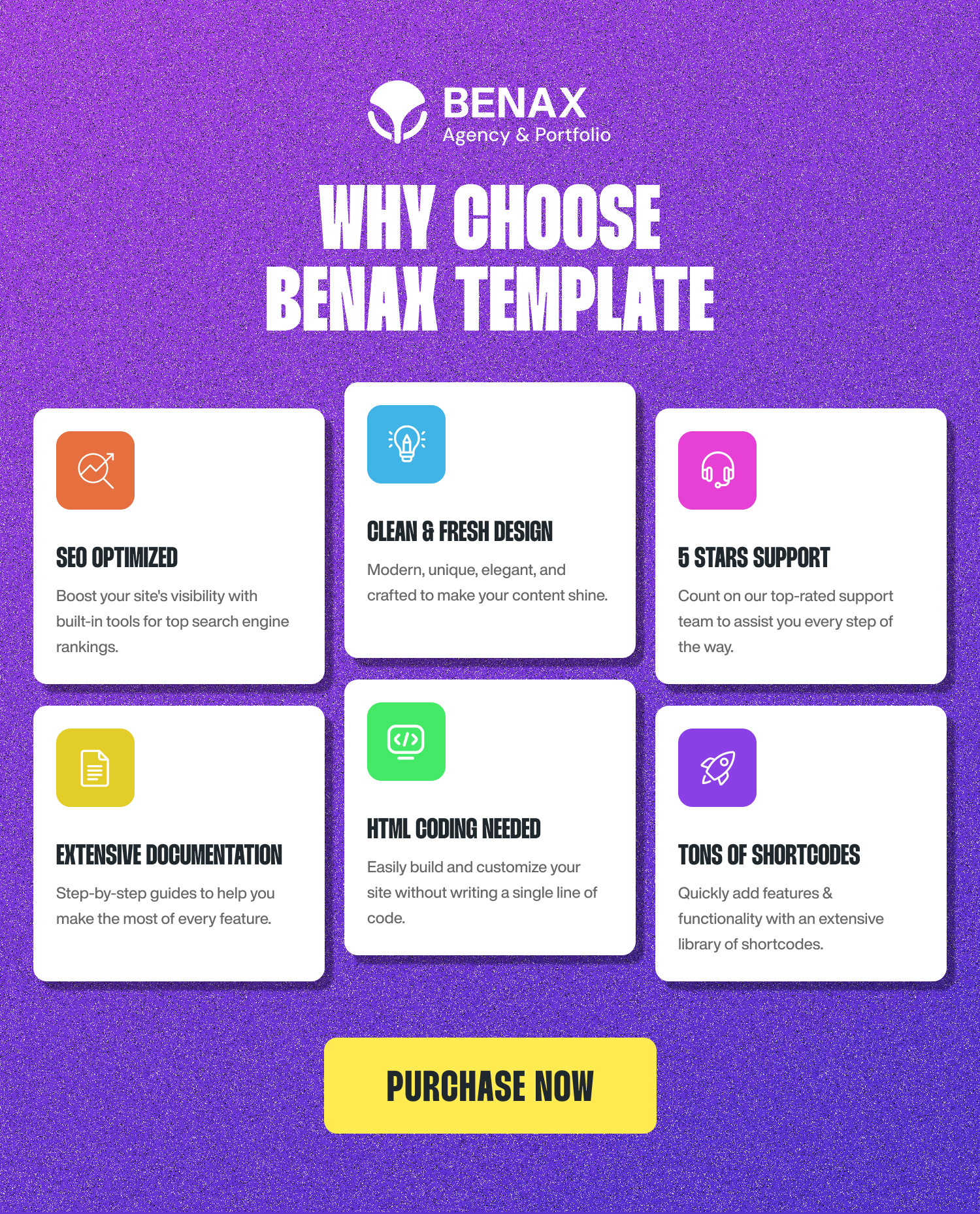 Benax - Multipurpose Agency & Portfolio Figma Template