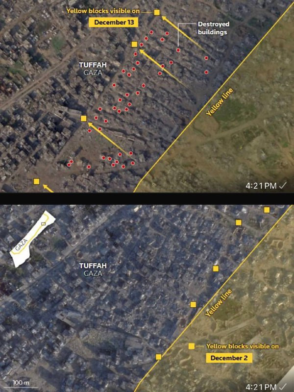 رويترز: الاحتلال الإسرائيلي وسّع “الخط الأصفر” داخل أحياء مدمّرة شرق مدينة غزة خلافًا لاتفاق وقف إطلاق النار

▪ صور أقمار صناعية وشهادات سكان أظهرت أن...