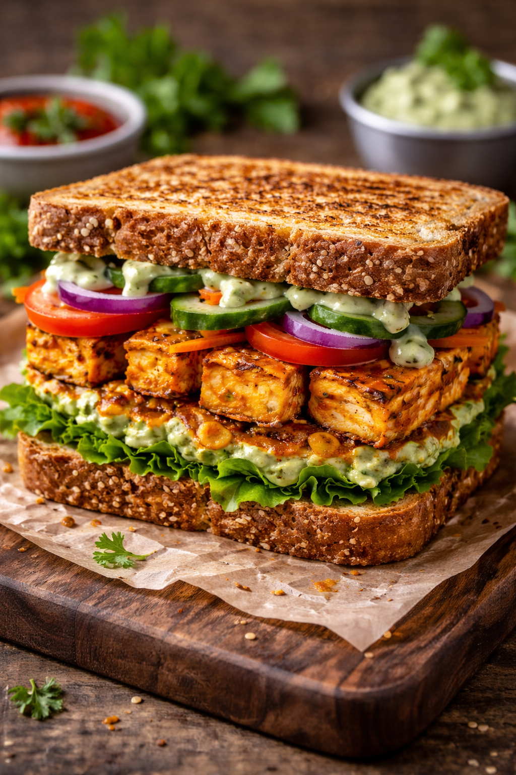 Paneer sandwich