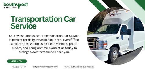 Southwest Limousines' Transportation Car Service is perfect for daily travel in San Diego, events, and airport rides. We focus on clean vehicles, polite drivers, and being on time. Contact us today to arrange a comfortable ride near you. Visit us: https://www.southwestlimousines.net/