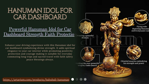 hanuman idol for car dashboard
