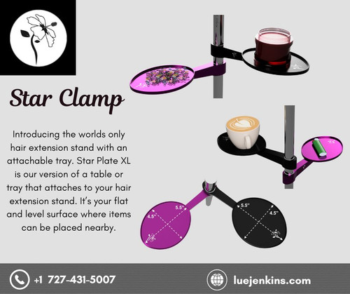 Lue Jenkins Star Clamp Hair Extension Organizer Stand.jpg