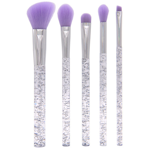 ROYAL BRUSH Chique 5 pcs Everyday Face Purple With Silver Glitter.jpg