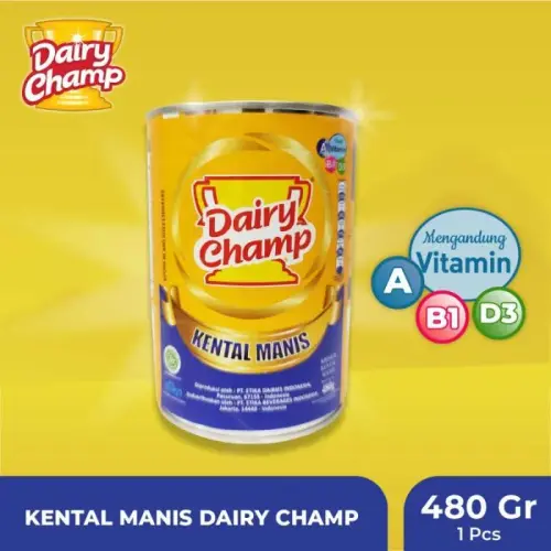 no brand susu krimer kental manis dairy champ 480gr susu kental manis full01 l2956n09.webp
