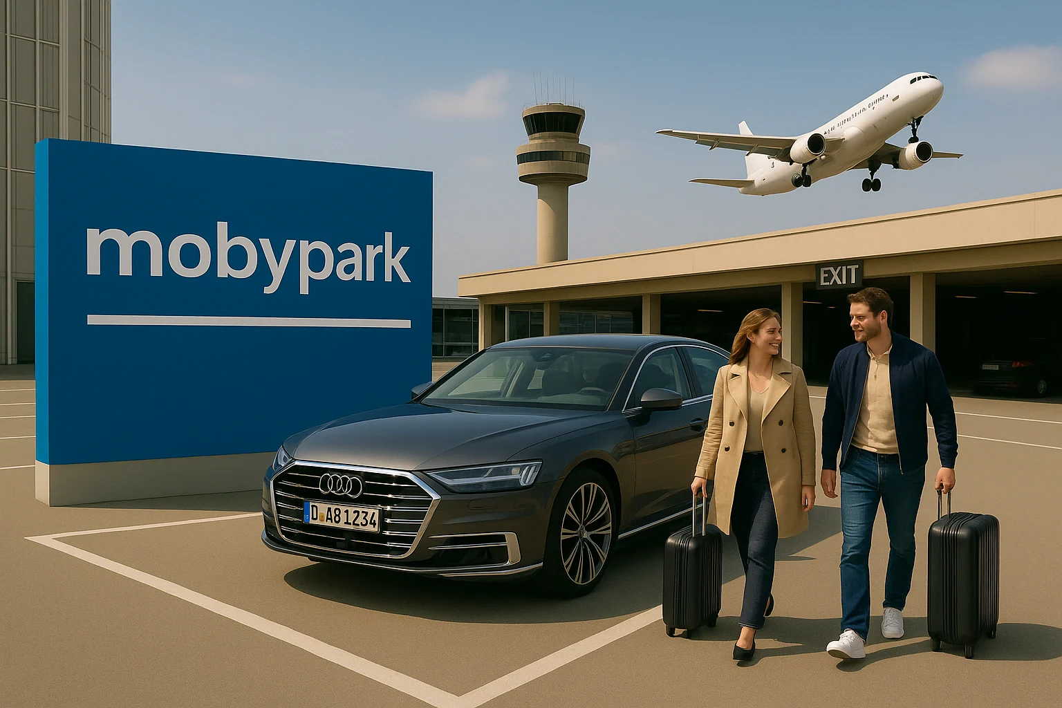 MobyPark Düsseldorf - Billig und privat parken am Flughafen DUS