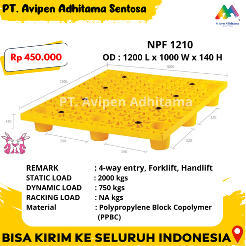 Pallet Plastik Ekonomis Industri Type NPF 1210.png