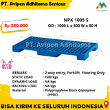 Pallet Plastik Kecil Gudang Type NPK 1005S