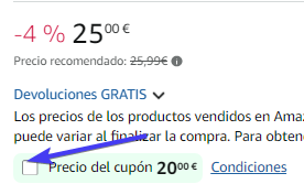 cupón amazon